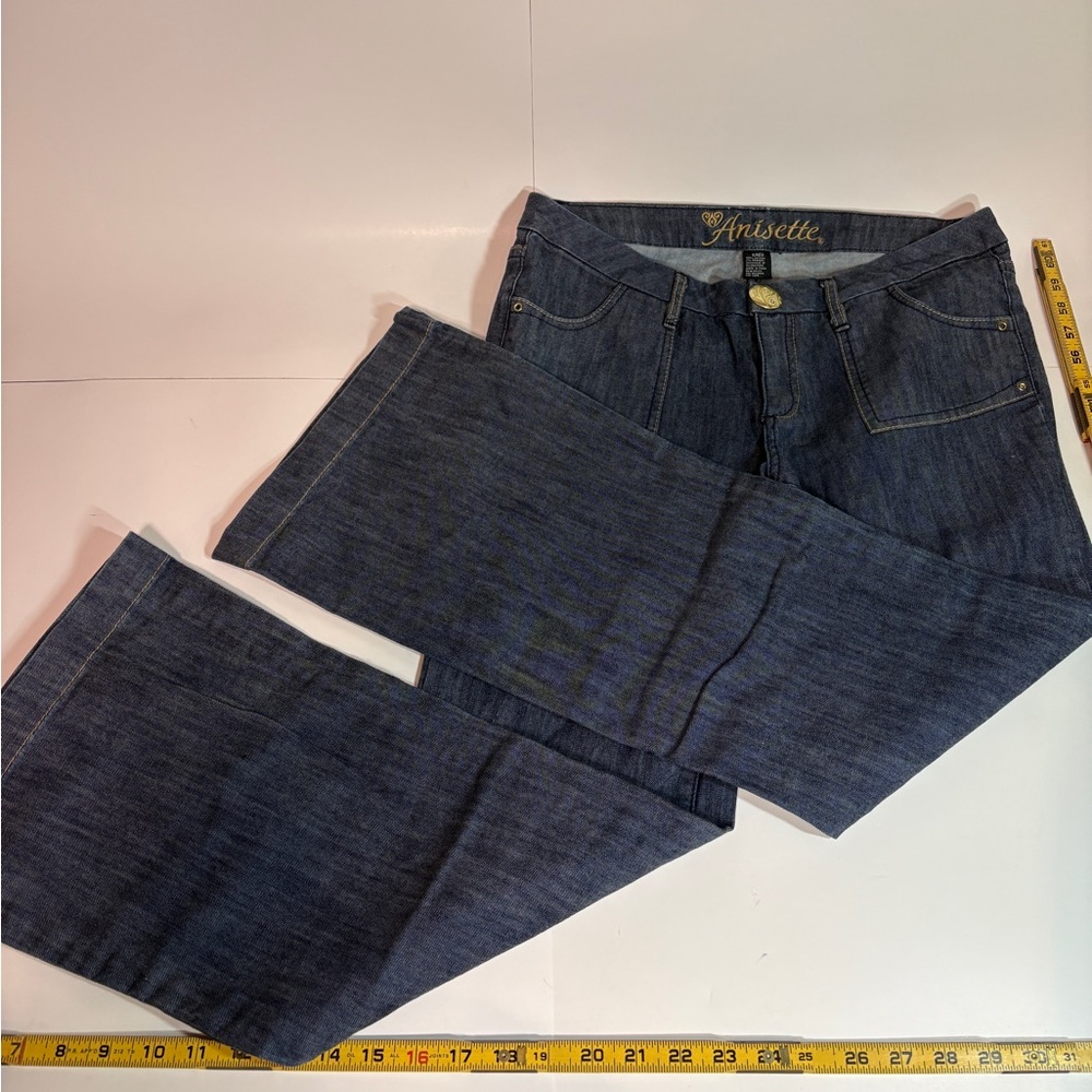 Anisette Women’s Jeans Blue Faded Size 11 Regular 30” inseam